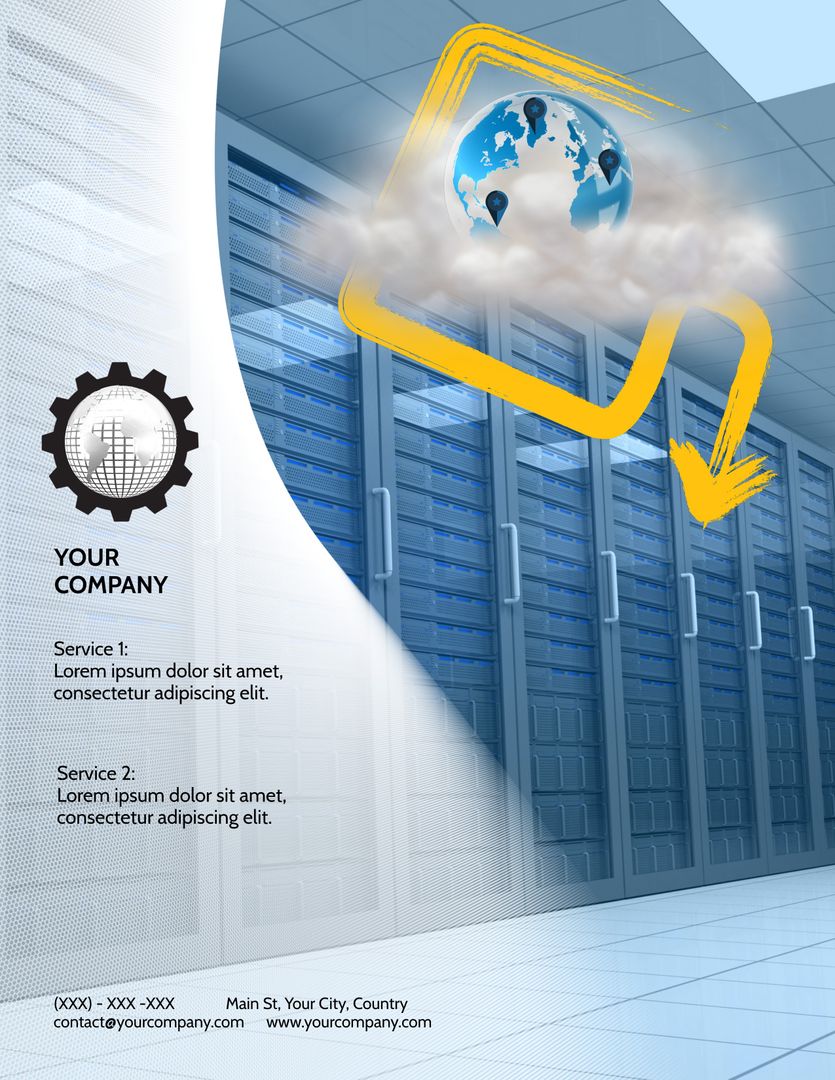 Cloud Computing Networking Above Data Center Overview - Download Free Stock Images Pikwizard.com