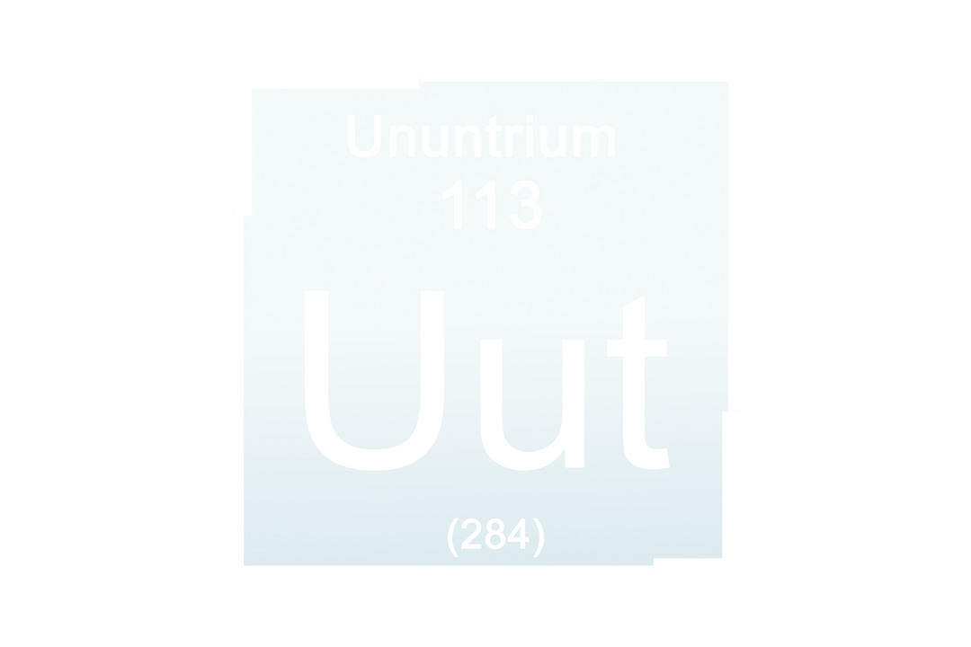 Transparent Element 113 Periodic Table Symbol on White Background - Download Free Stock Images Pikwizard.com