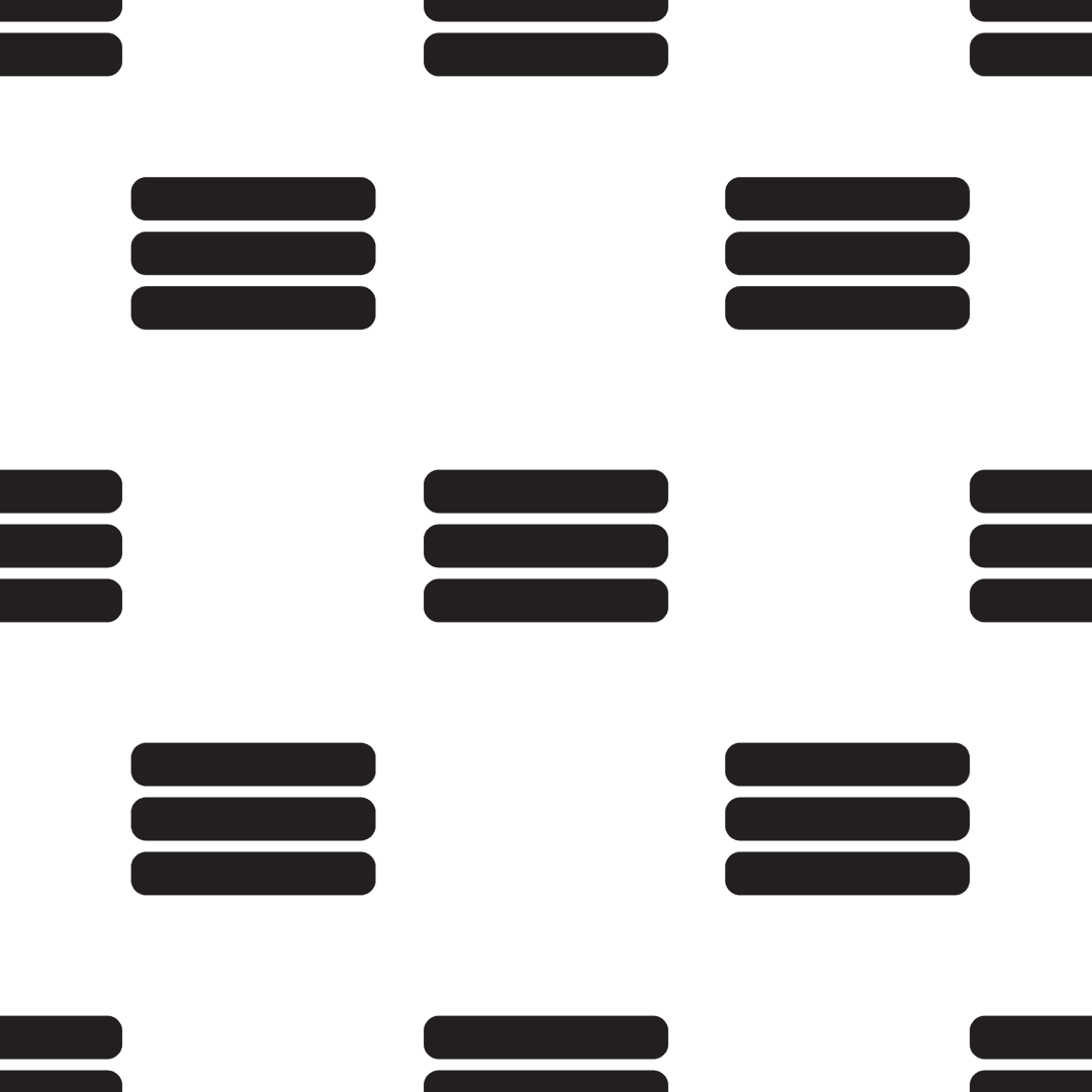 Pattern of Black Shapes on Transparent Background