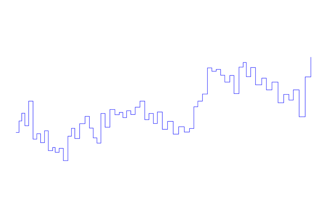 Abstract Blue Shape Silhouette on Transparent Background Isolated