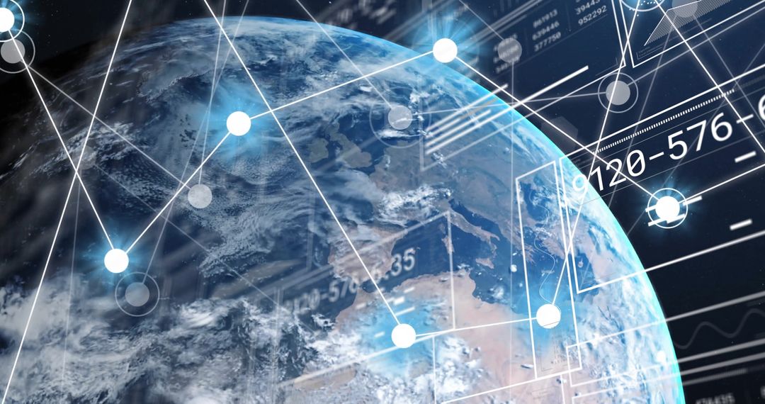 Digital Data Network Overlay on Earth for Global Connectivity