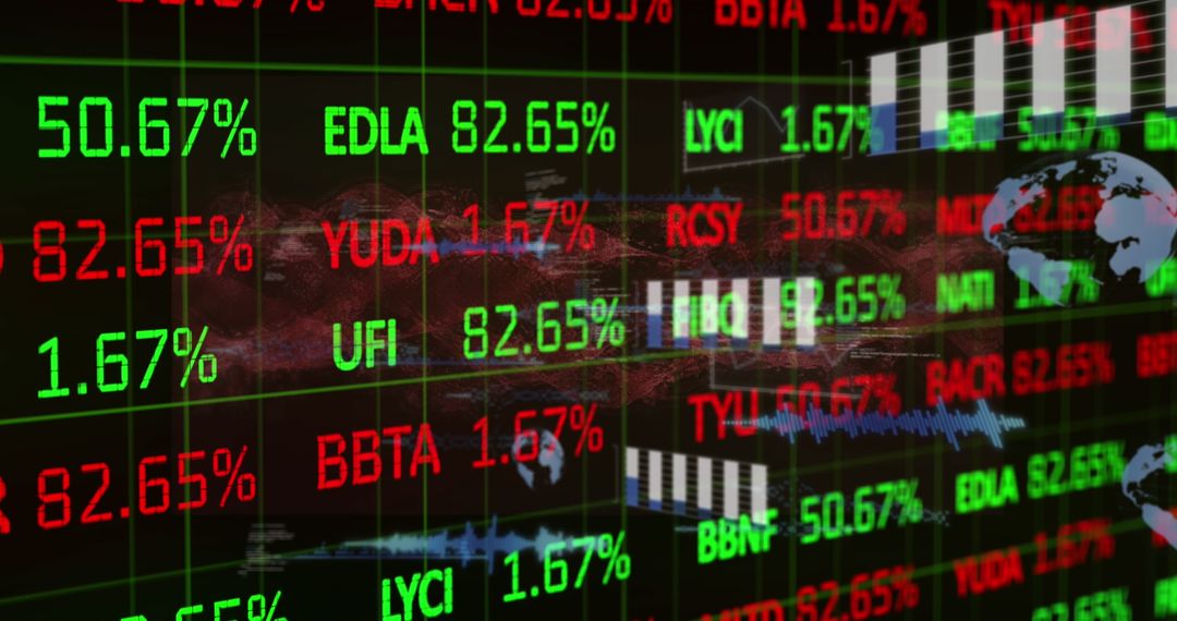 Dynamic Financial Data Visualization and Analytics Concepts