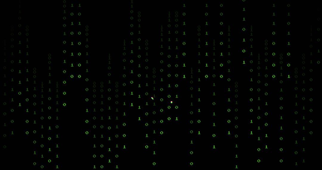 Digital Gaming Matrix Background with Gamepad Icon