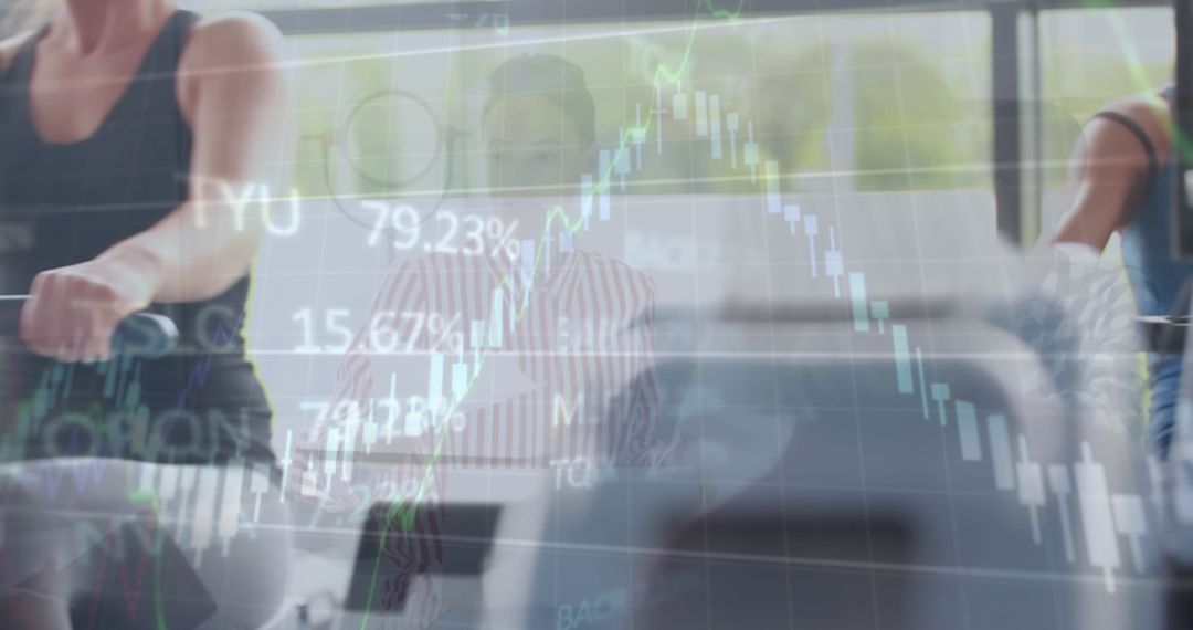 Concept Blending Fitness with Financial Data Overlay