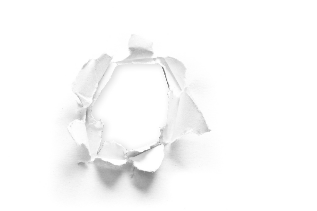 Abstract Concept of Circle Hole Torn in Transparent White Paper - Download Free Stock Images Pikwizard.com