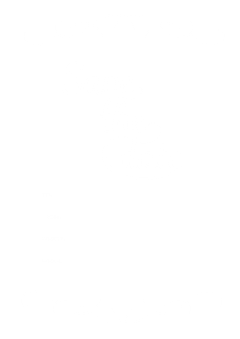Elegant Save the Date Script on Transparent Background - Download Free Stock Images Pikwizard.com