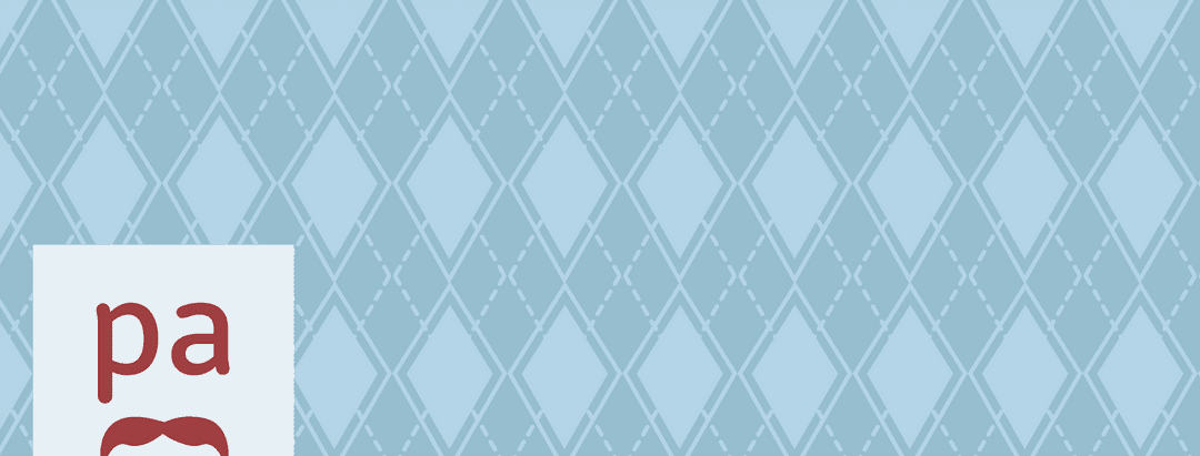 Abstract Blue Pattern with Geometric Design on Transparent Background