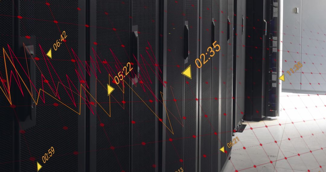 Data Processing Visualization on Modern Server Racks