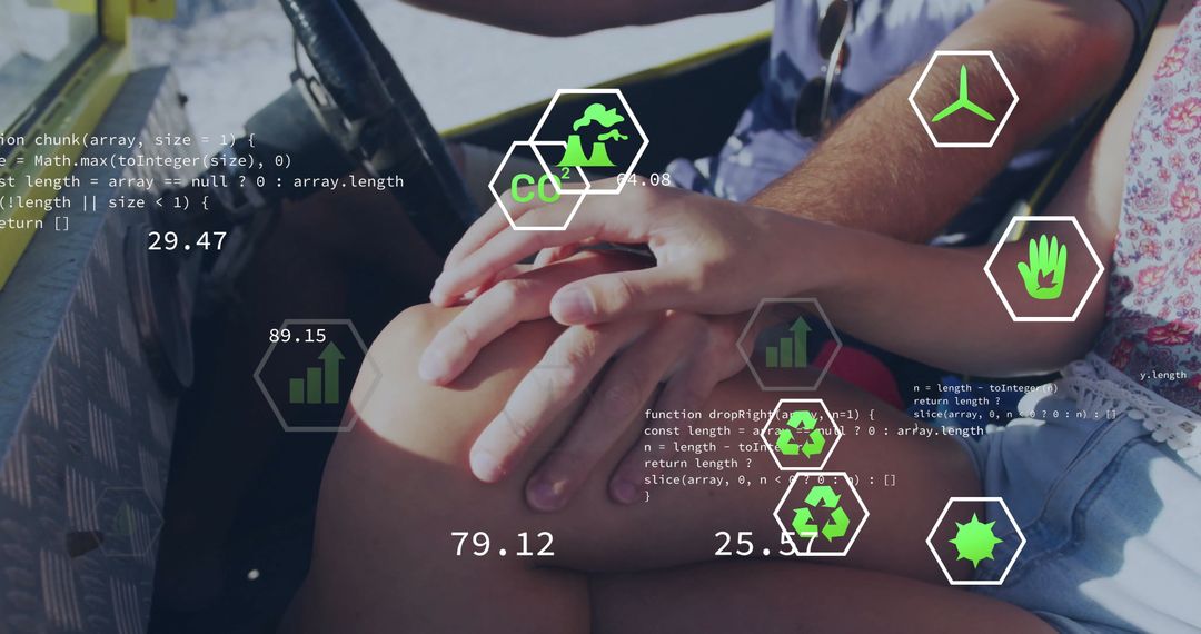 Couple Relaxation in Open-Air Vehicle with Tech Overlays