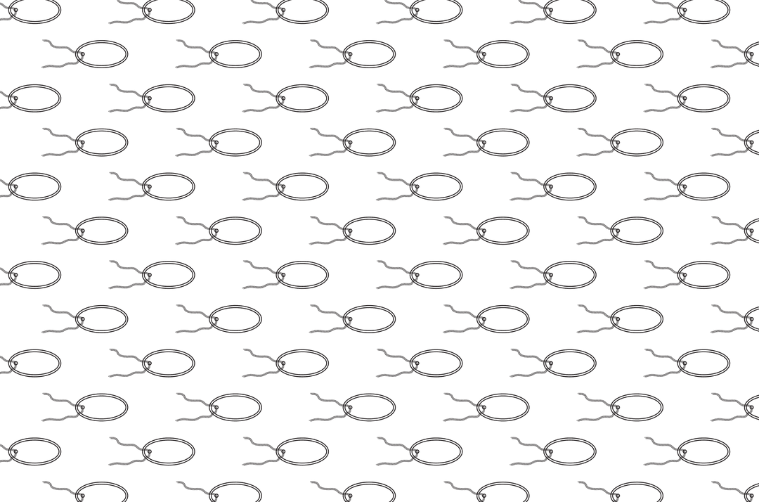 Black Gift Labels Pattern on Transparent Background for Design Mockups