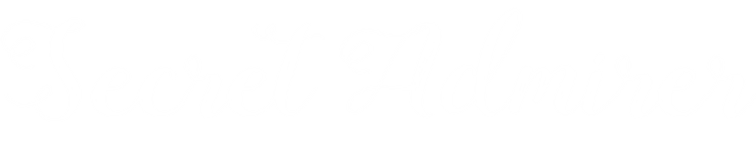 Whimsical Secret Admirer Love Message on Transparent Background