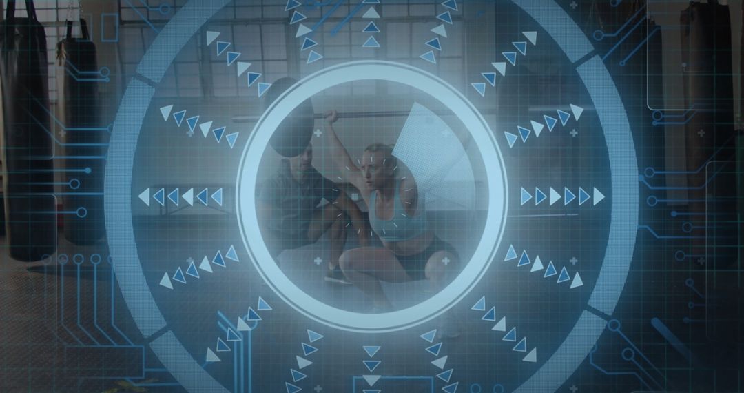 Augmented Reality Transforming Fitness: Partners Collaborating in Gym