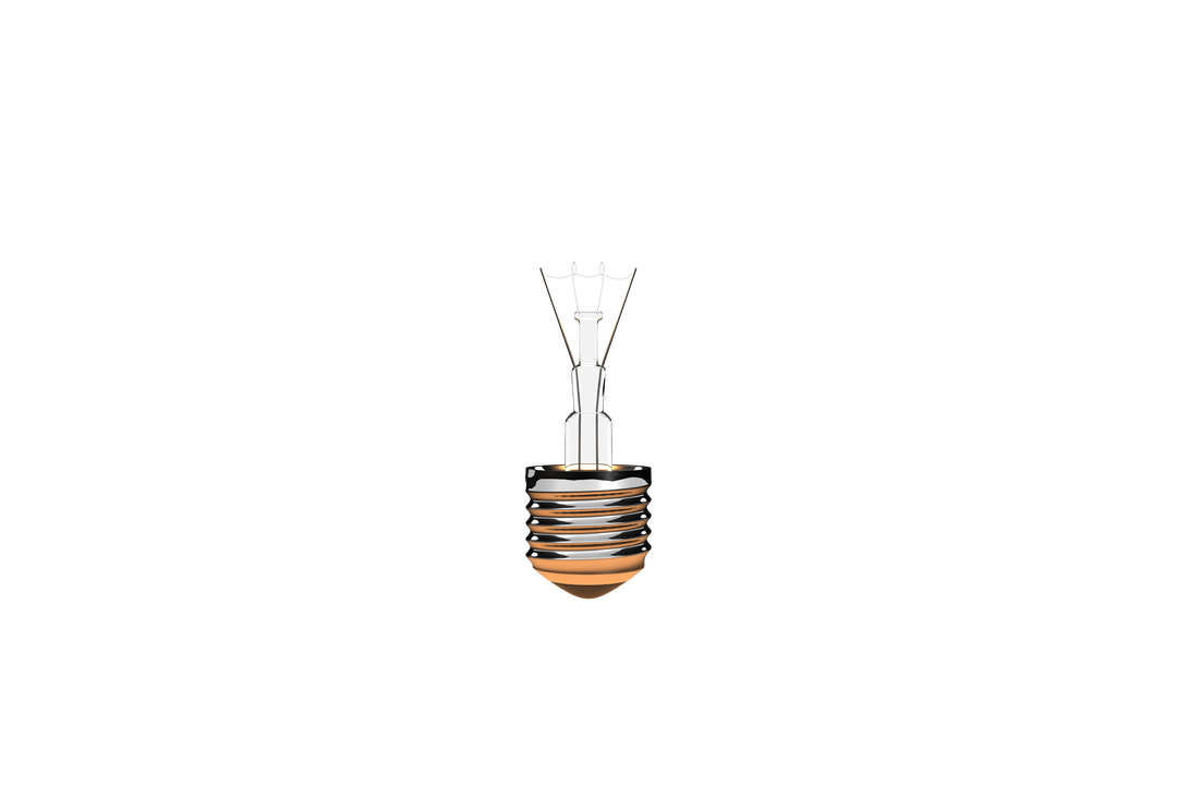 Digital Transparent Illustration of Light Bulb Symbol on Transparent Background - Download Free Stock Images Pikwizard.com