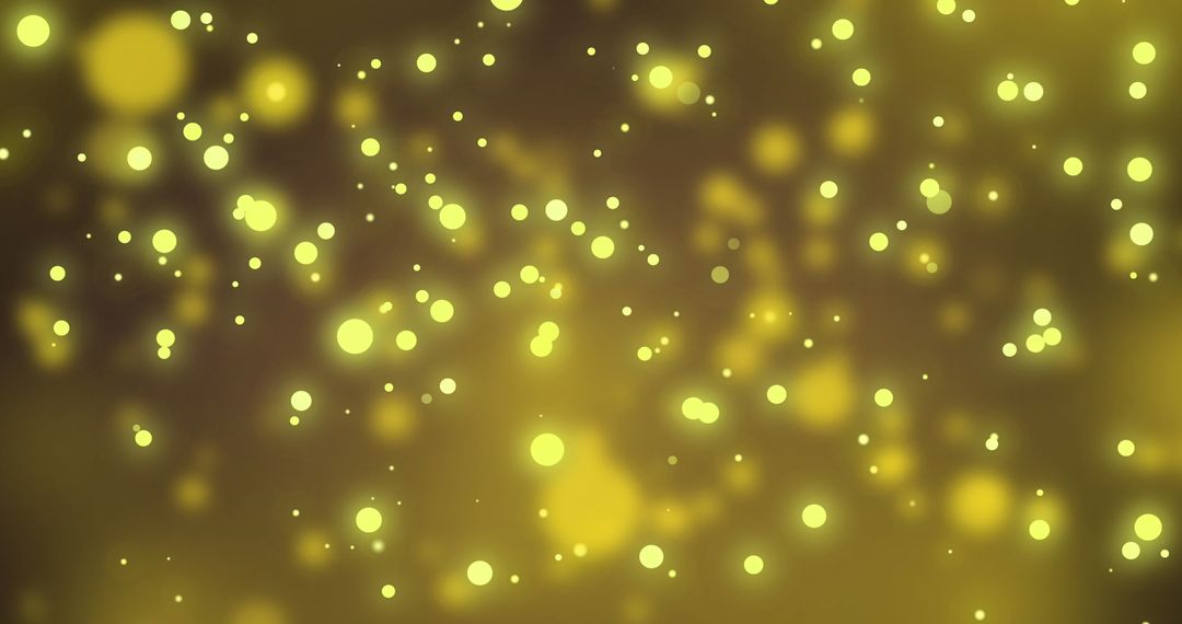 Glowing Yellow Lights on Subtle Golden Background