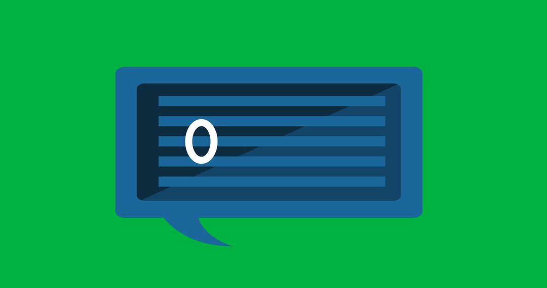 Colorful Icon Representing Digital Messages Increasing Count