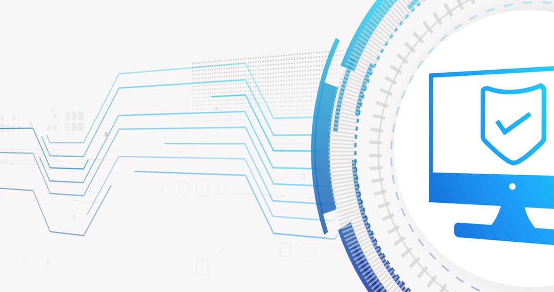 Digital Cyber Security Interface with Network Connections
