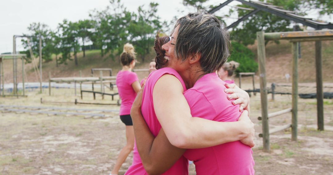 Women Embracing Outdoor Activities at Fitness Training Camp - Free Images, Stock Photos and Pictures on Pikwizard.com