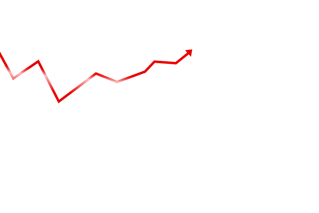 Dynamic Red Arrow on Transparent Background for Growth Concepts - Download Free Stock Images Pikwizard.com