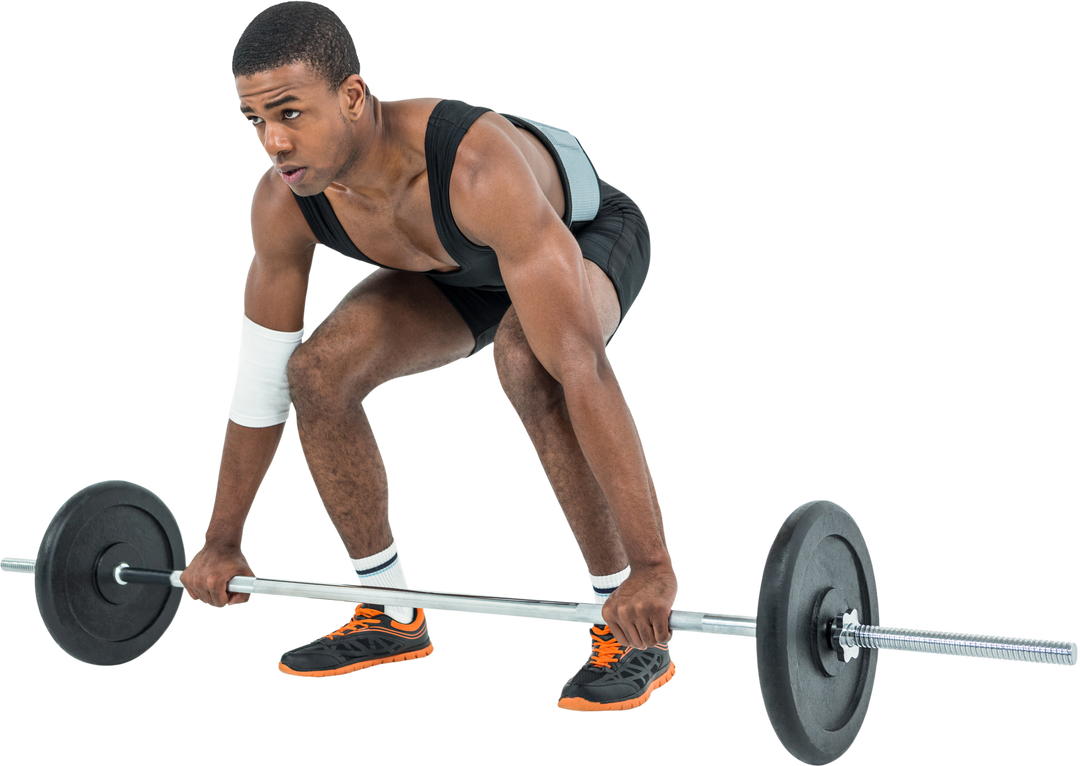 Transparent Bodybuilder Lifting Barbell in Powerlifting Stance - Download Free Stock Images Pikwizard.com