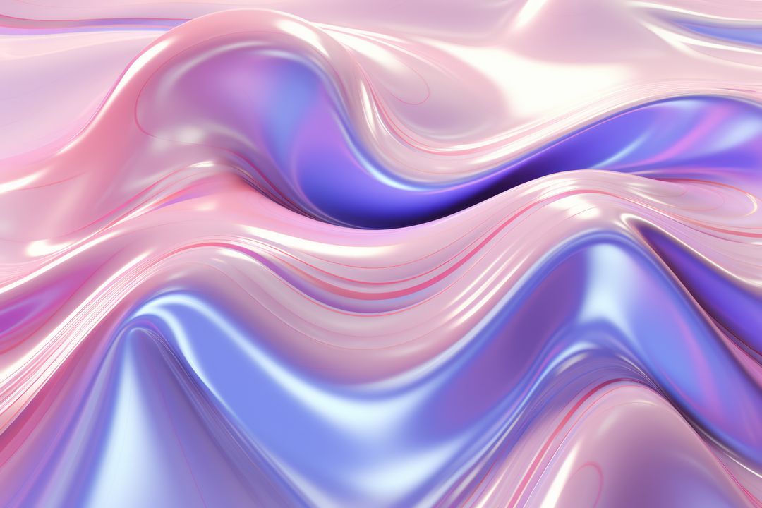 Abstract Liquid Metal Flow in Pastel Shades - Free Images, Stock Photos and Pictures on Pikwizard.com