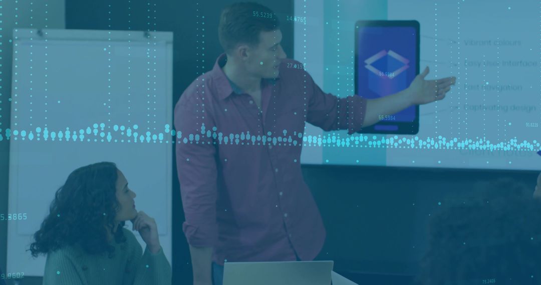 Professionals Engaged in Data-Driven Business Presentation