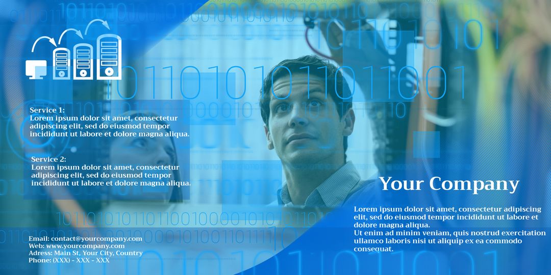 Tech Company Corporate Promotion with Digital Innovation Theme