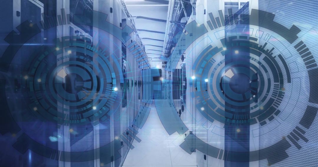 digital data processing in modern server environment - Free Images, Stock Photos and Pictures on Pikwizard.com