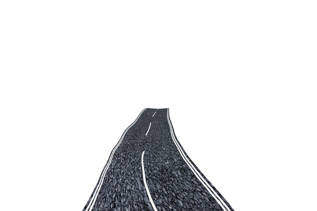 Digital Illustration of Asphalt Road Isolated on Transparent Background - Download Free Stock Images Pikwizard.com