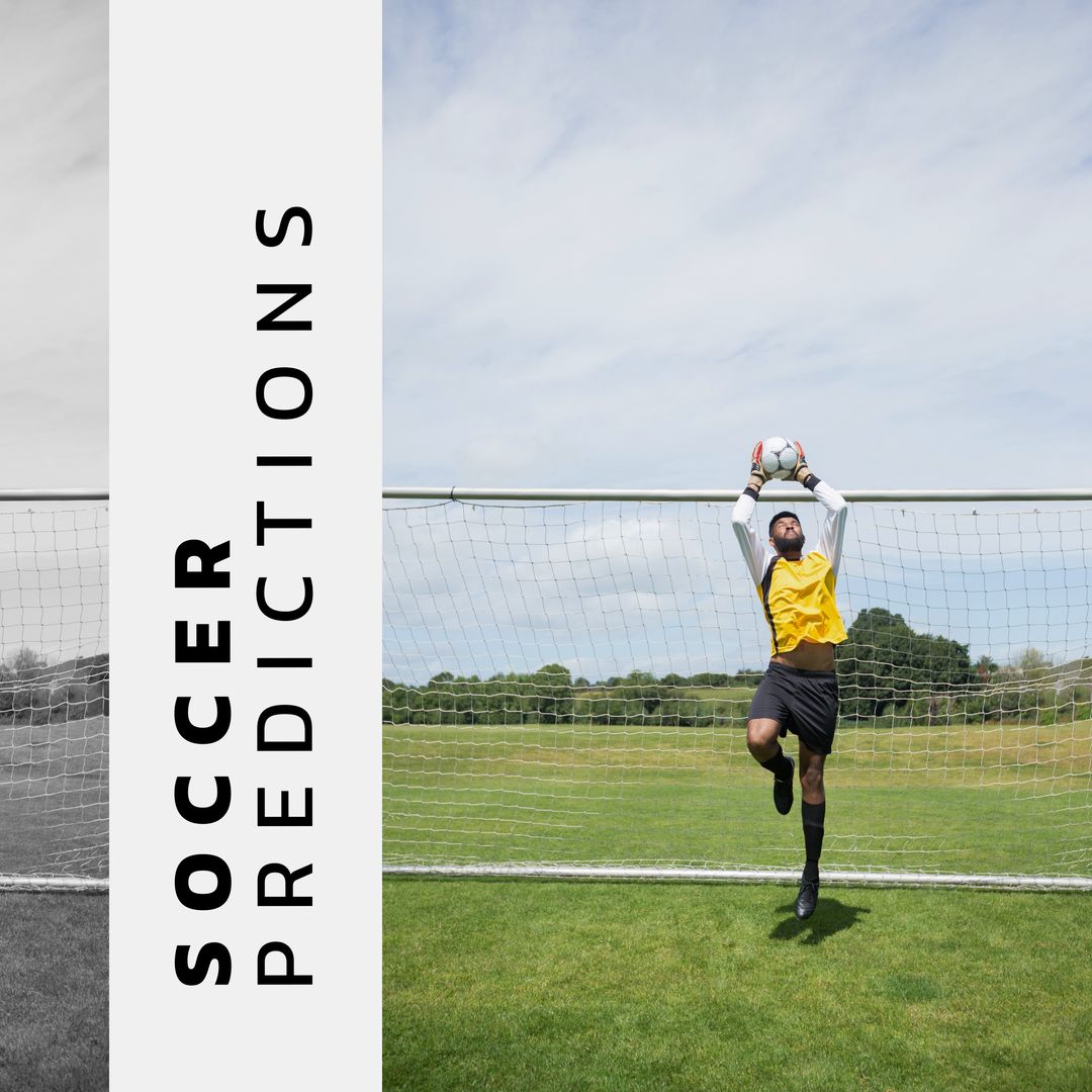 Soccer Player Jumping in Air to Catch Ball during Practice - Download Free Stock Templates Pikwizard.com