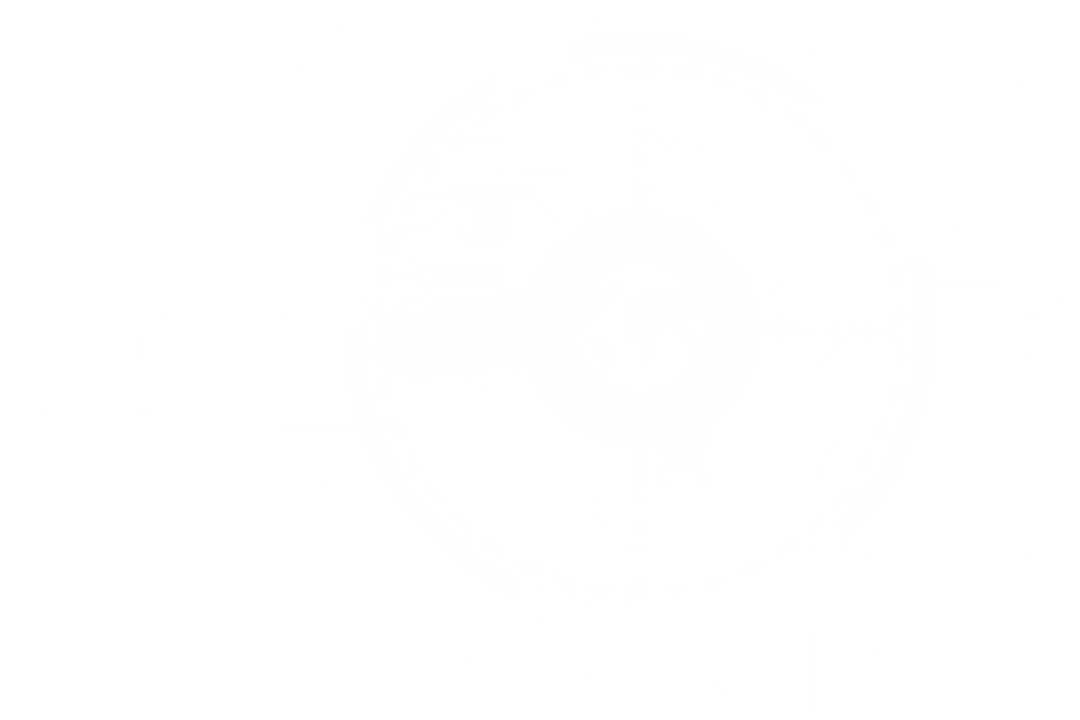 Digital Circuit Interface on Transparent Background