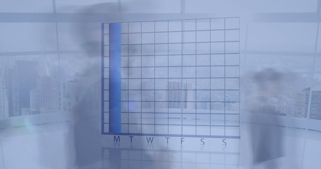Digital Data Analysis Visualized in Corporate Environment