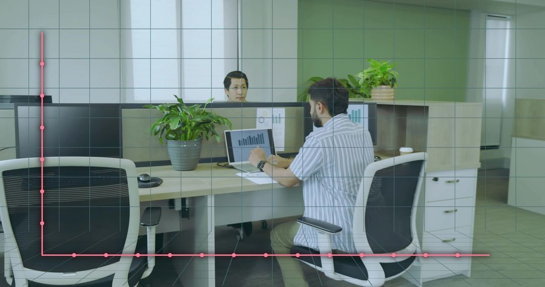 Modern Office Collaboration with Technology and Productivity