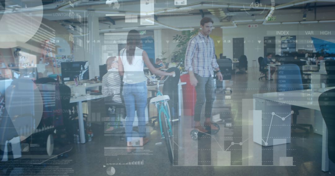 Digital Data Overlay on Collaborative Modern Office Environment