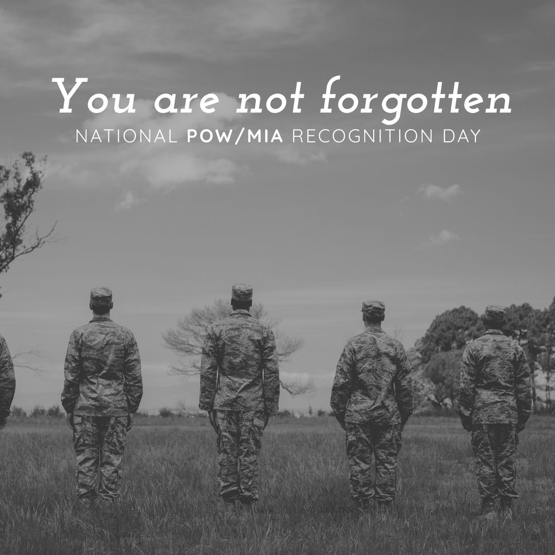 National POW/MIA Recognition Day Tribute with Soldiers