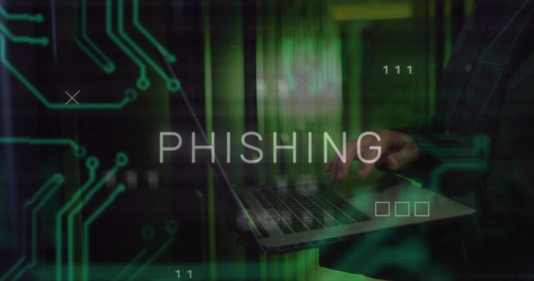 Phishing Threats in Digital Environment Concept
