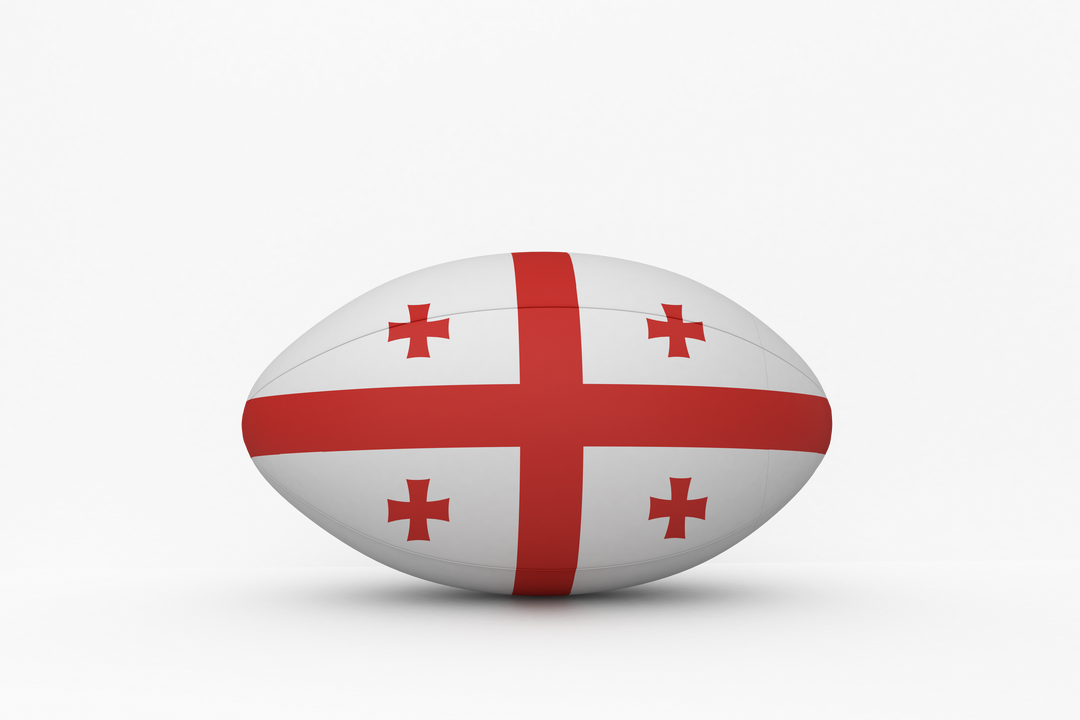 Transparent Rugby Ball with Georgia Flag - Download Free Stock Images Pikwizard.com