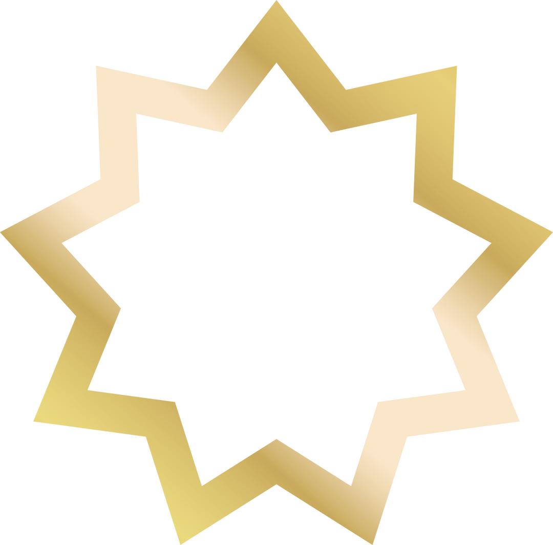 Transparent Gold Eight-Pointed Star Vector Geometric Shape - Download Free Stock Images Pikwizard.com