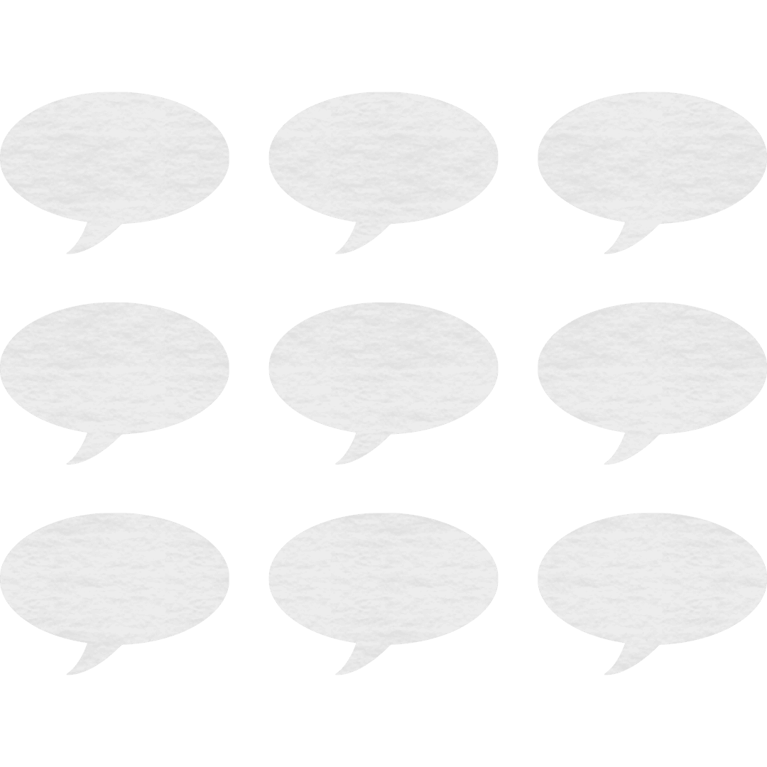 White Paper Speech Bubbles Pattern on Transparent Background Design - Download Free Stock Images Pikwizard.com