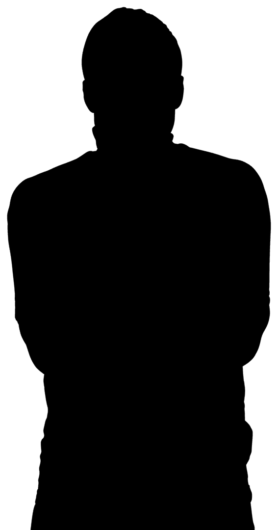 Silhouette of Man Transparent Background Lifestyle Business