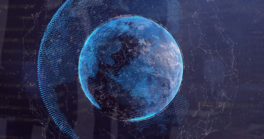 Digital Earth with Data Visualization and Technology Interface