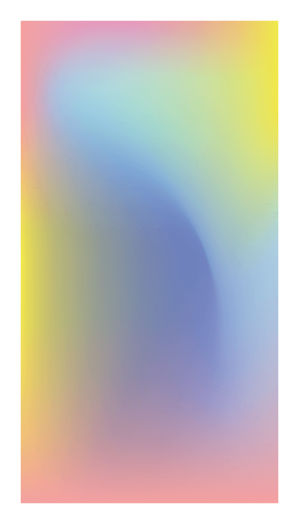 Colorful Gradient Design on Transparent Background