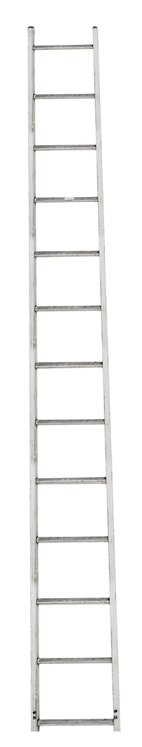 Long Silver Ladder PNG on Transparent Background for Construction Projects