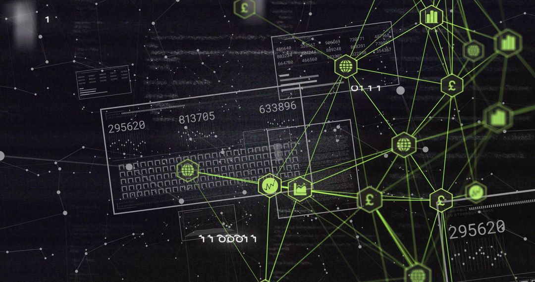 Digital Network Connections with Data Overlay