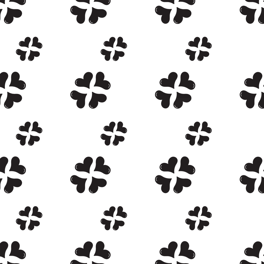 Transparent Hearts Pattern for Valentine's Day Celebration