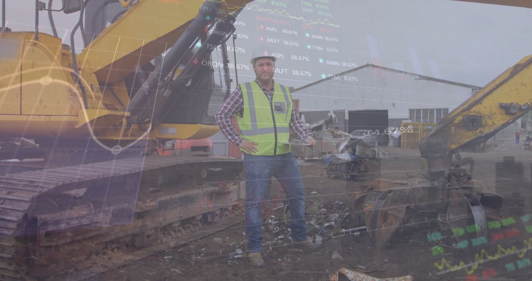 Engineer and Financial Data Integration on Construction Site