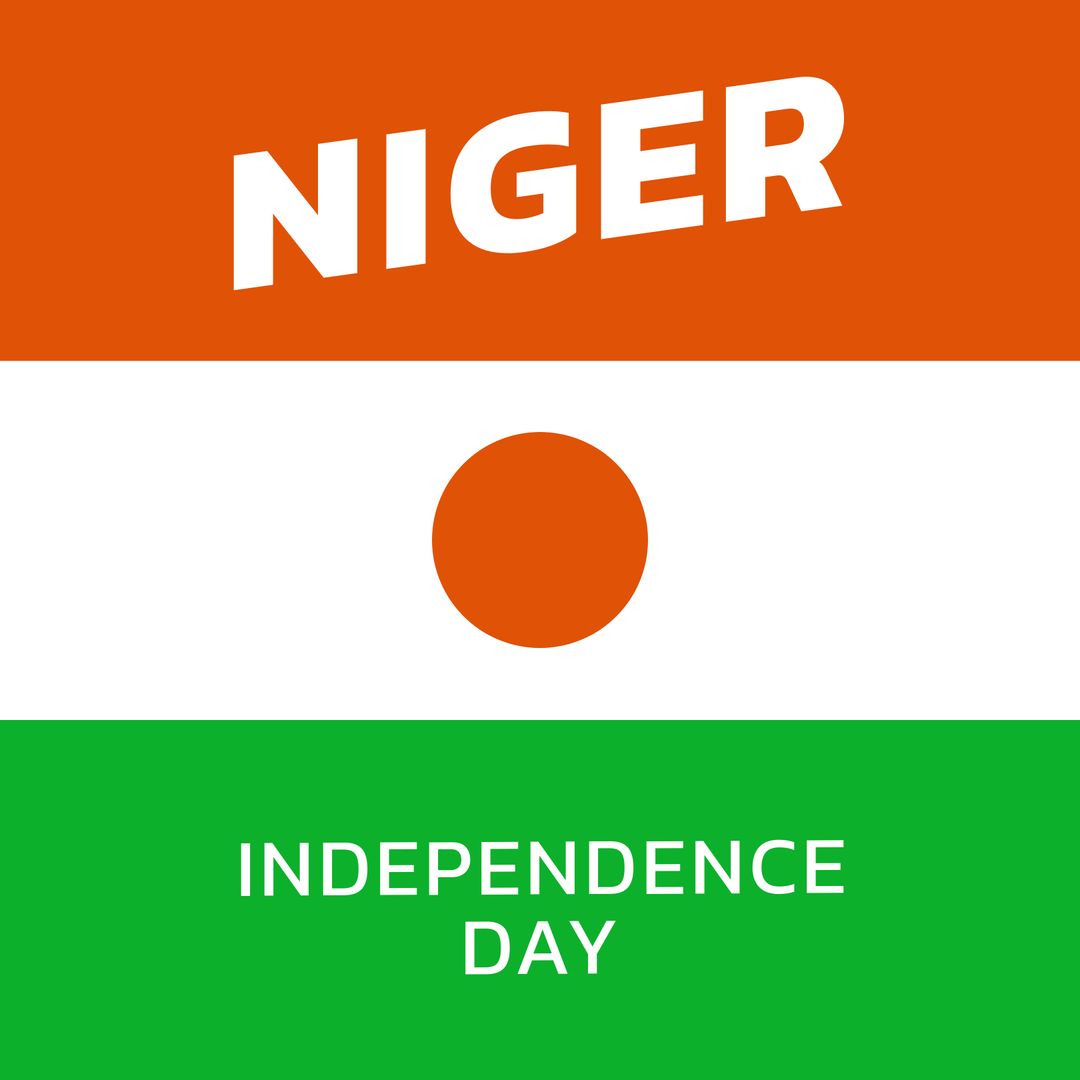 Niger Independence Day Celebration Flag Design