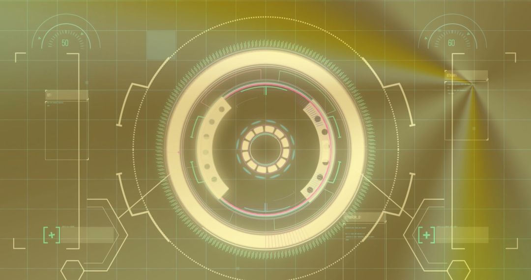 Tech Radar Analysis Digital AI Interface Background