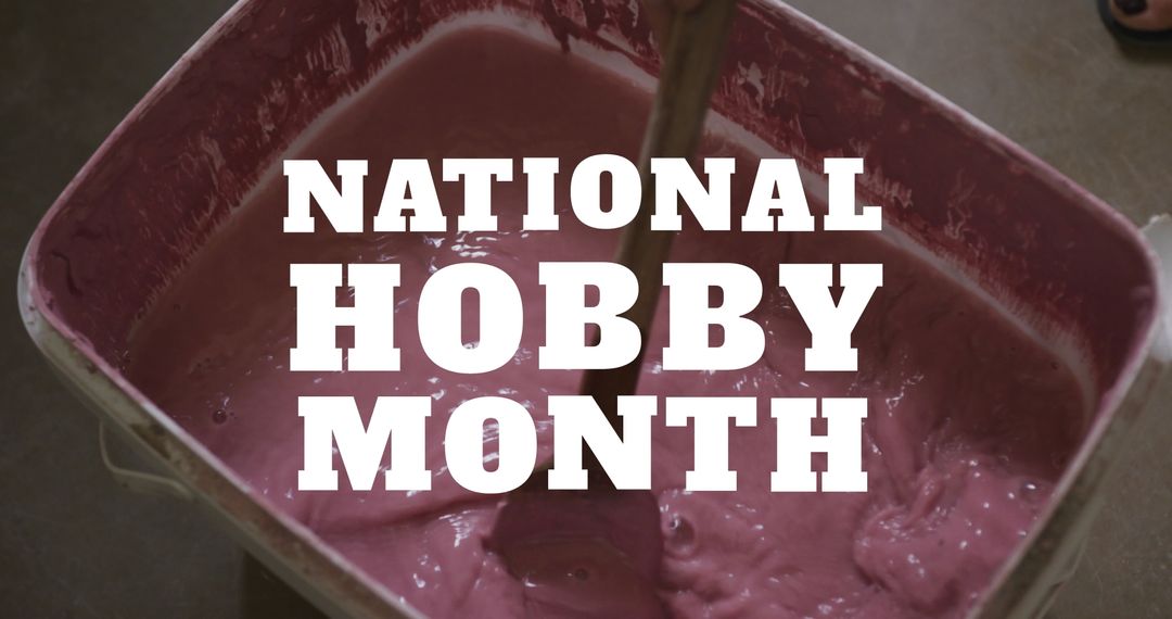 National Hobby Month Celebration with Mixing Paint Activity - Free Images, Stock Photos and Pictures on Pikwizard.com