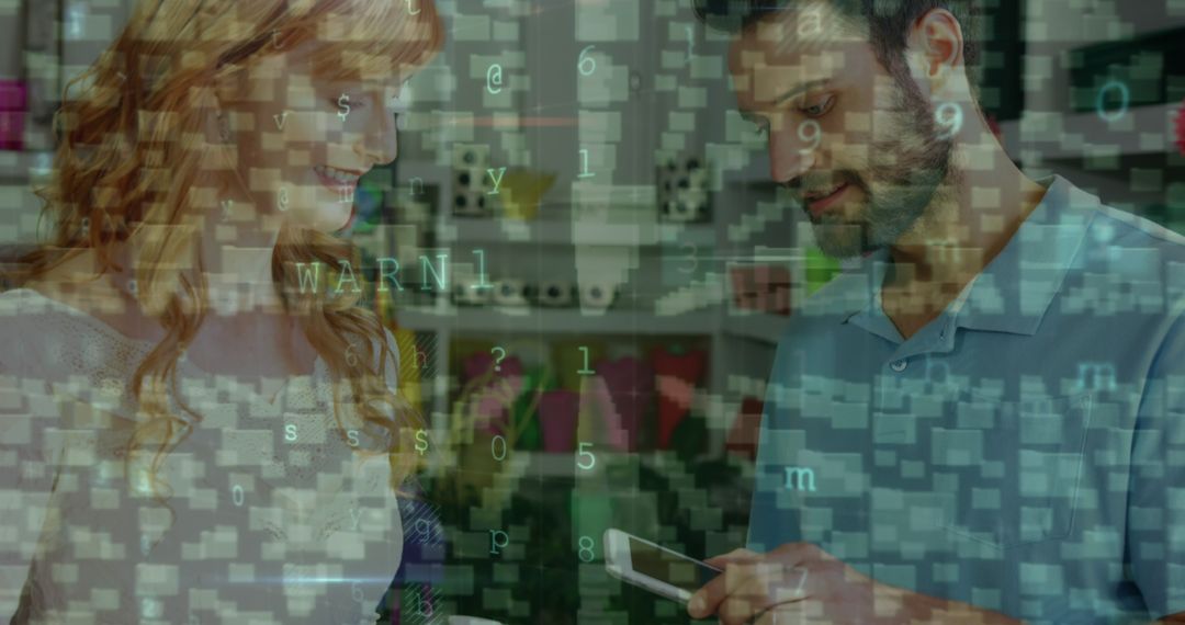 Cybersecurity Risks in Digital Transactions Concept