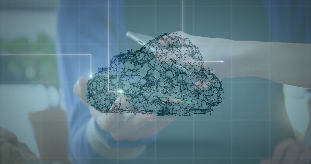 Digital Payment Concept with Cloud Technology Interface